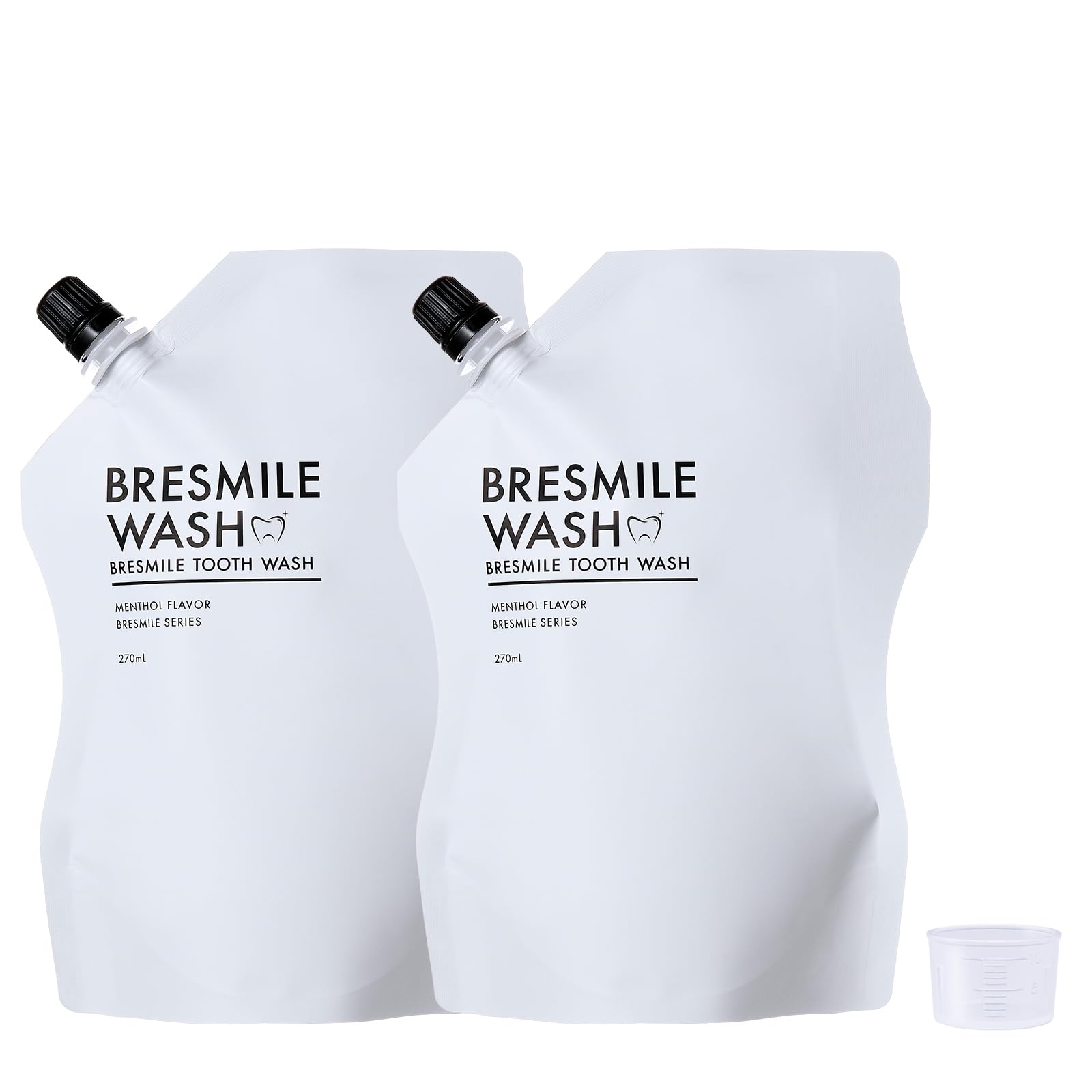 ブレスマイルウォッシュ ホワイトニング 液体 歯磨き 2本セット ブレスマイル（BRESMILE） 公式 医薬部外品 マウスウォッシュ 270ml 2